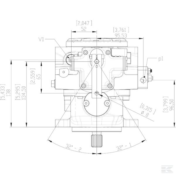 KCLPC228R002 Поршневой насос C2