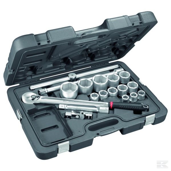 KL500BNL Наб. тор. кл.3/4", 6-гр, 19шт.