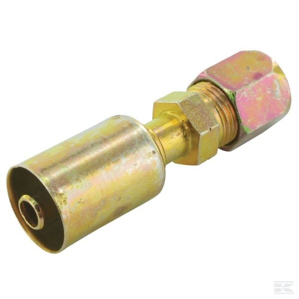 KL070444 Пресс-фитинг № 8, 1/2" стальной