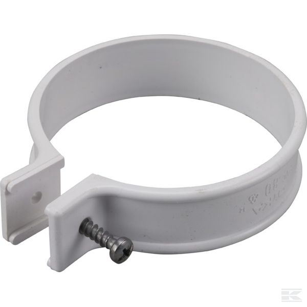 HWA880801W Кронш. д. трубы ПВХ 80мм белый