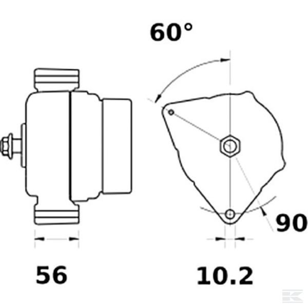 IA1117 Генератор 14V 150A