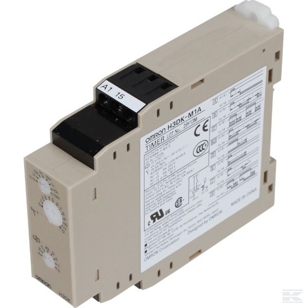 H3DKM1A12VDC Мн/ф.таймер,12В пост.т., SPDT